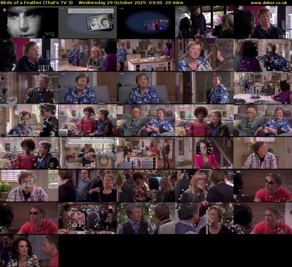 Birds of a Feather (That's TV 3) Wednesday 29 October 2025 03:00 - 03:20