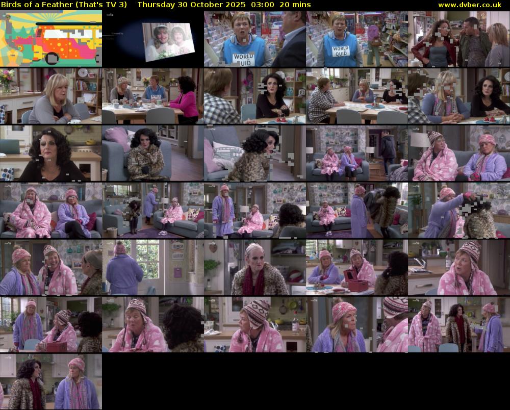 Birds of a Feather (That's TV 3) Thursday 30 October 2025 03:00 - 03:20