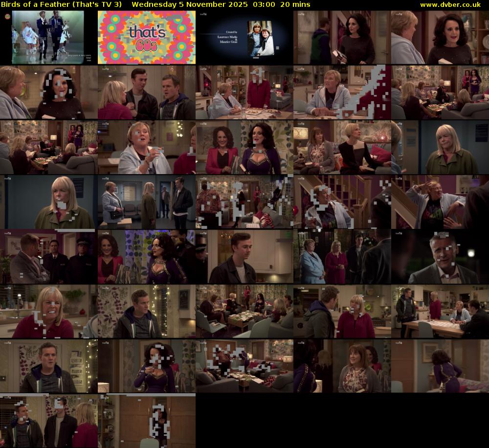 Birds of a Feather (That's TV 3) Wednesday 5 November 2025 03:00 - 03:20