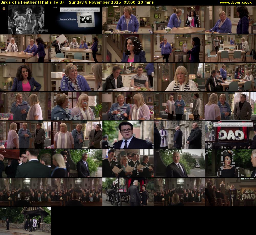 Birds of a Feather (That's TV 3) Sunday 9 November 2025 03:00 - 03:20