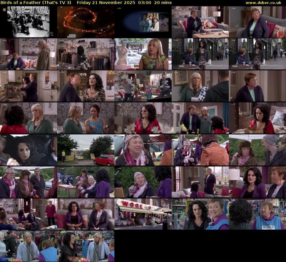 Birds of a Feather (That's TV 3) Friday 21 November 2025 03:00 - 03:20