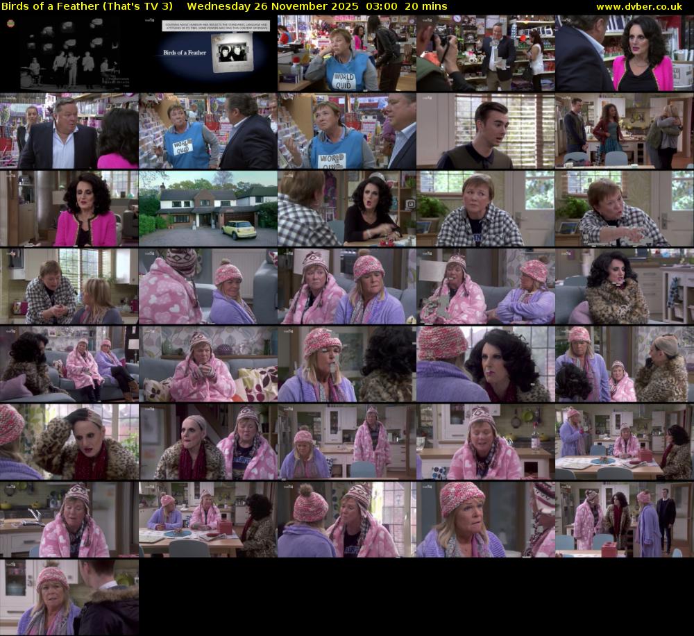 Birds of a Feather (That's TV 3) Wednesday 26 November 2025 03:00 - 03:20