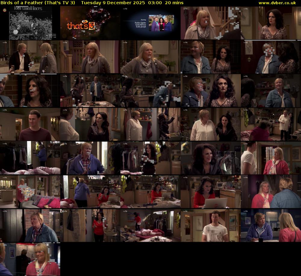 Birds of a Feather (That's TV 3) Tuesday 9 December 2025 03:00 - 03:20