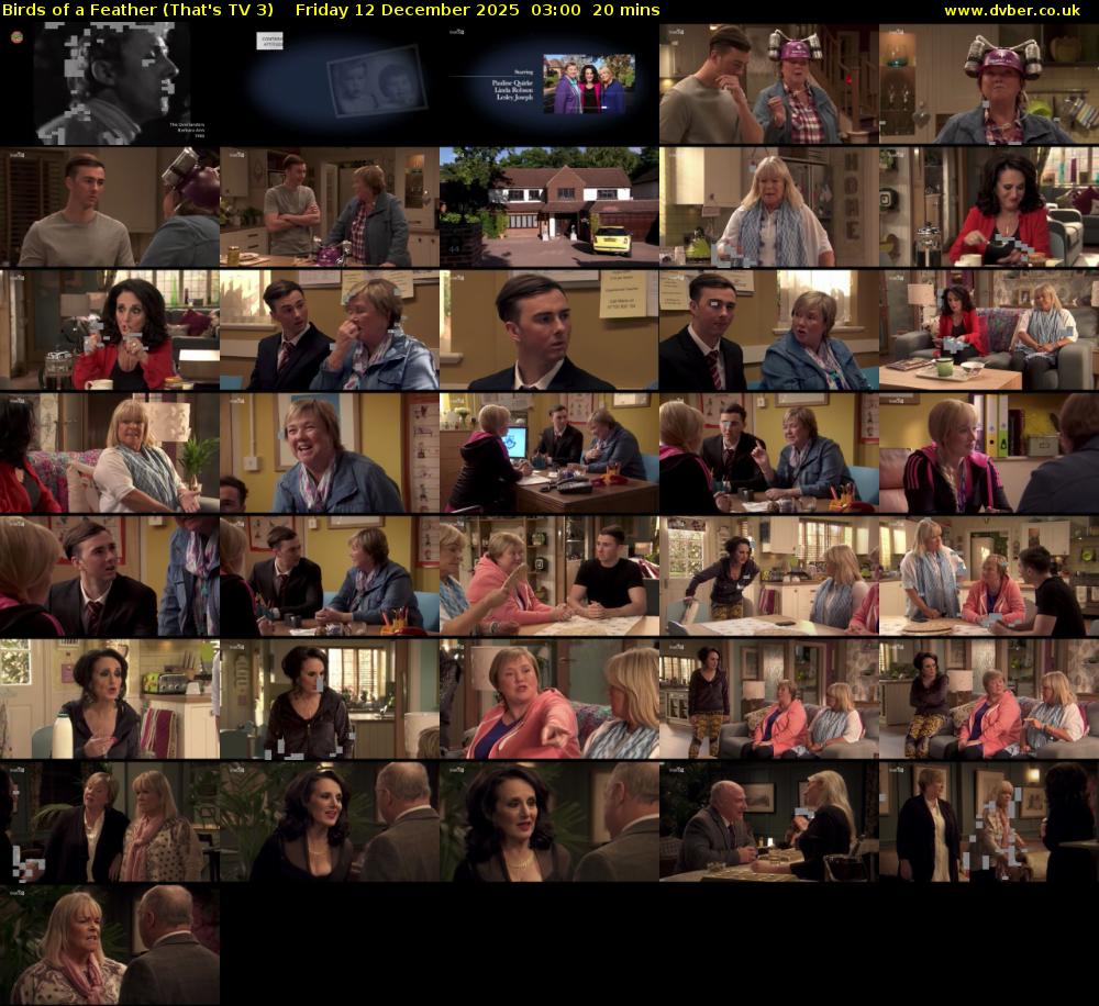 Birds of a Feather (That's TV 3) Friday 12 December 2025 03:00 - 03:20