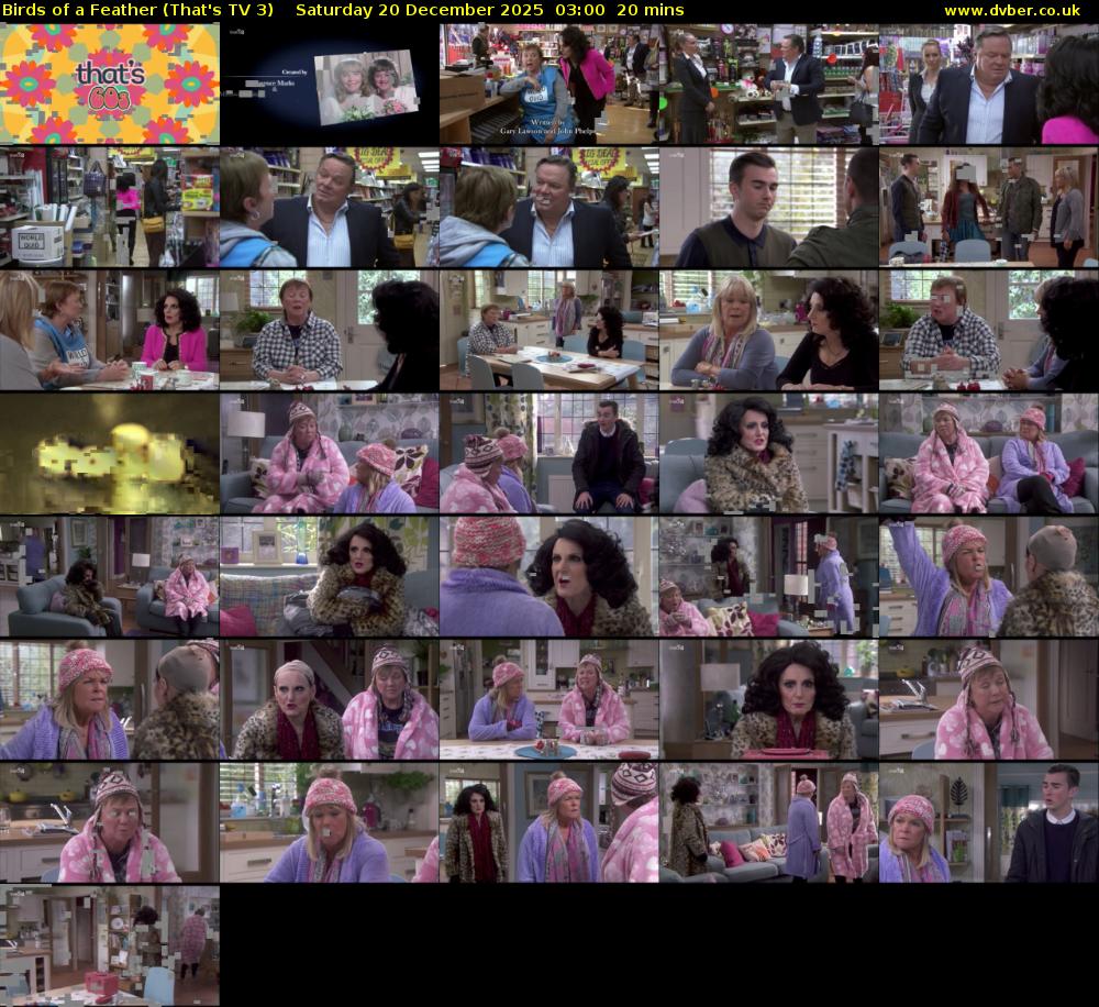 Birds of a Feather (That's TV 3) Saturday 20 December 2025 03:00 - 03:20