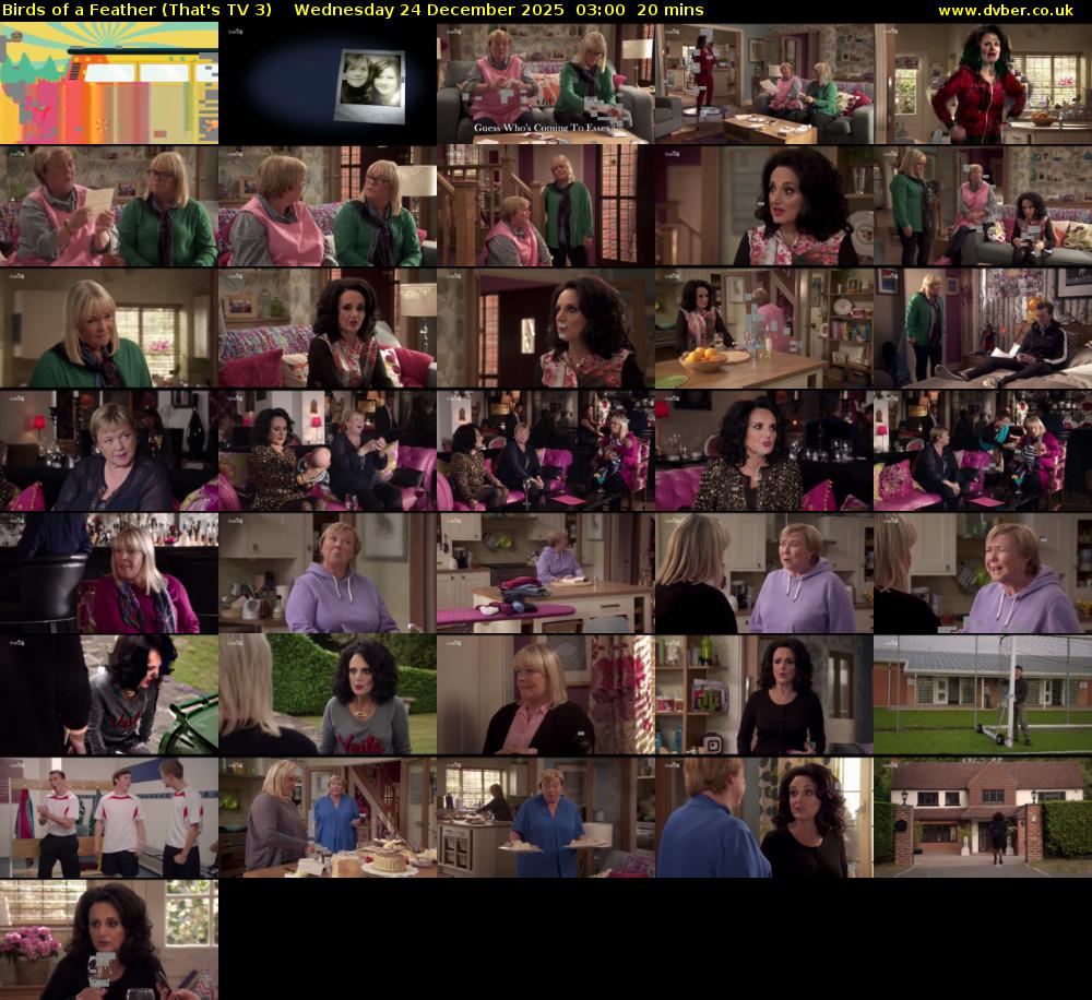 Birds of a Feather (That's TV 3) Wednesday 24 December 2025 03:00 - 03:20