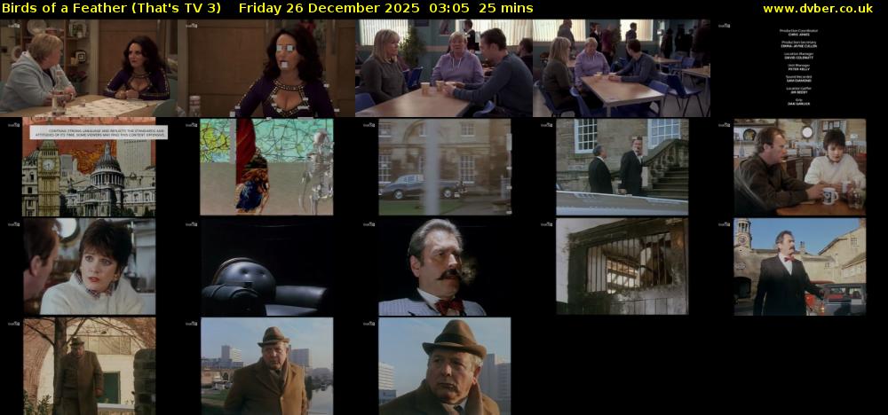 Birds of a Feather (That's TV 3) Friday 26 December 2025 03:05 - 03:30