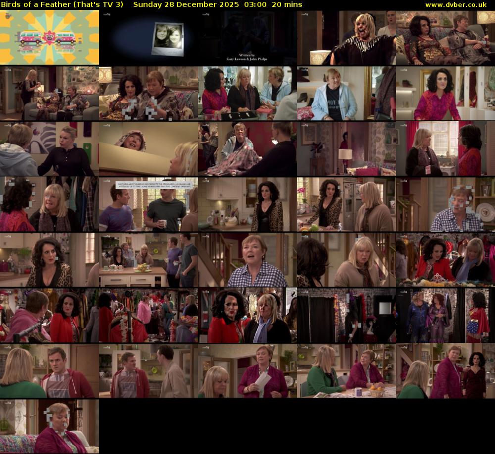 Birds of a Feather (That's TV 3) Sunday 28 December 2025 03:00 - 03:20