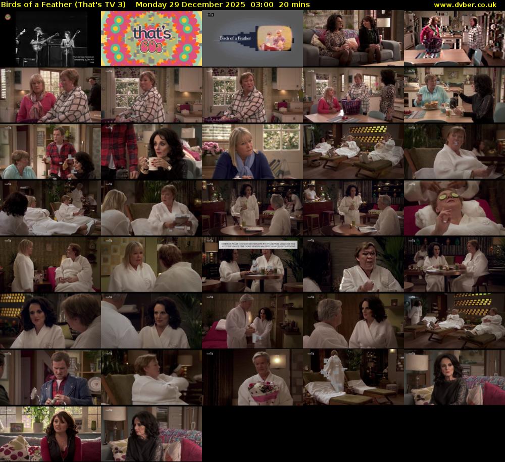 Birds of a Feather (That's TV 3) Monday 29 December 2025 03:00 - 03:20