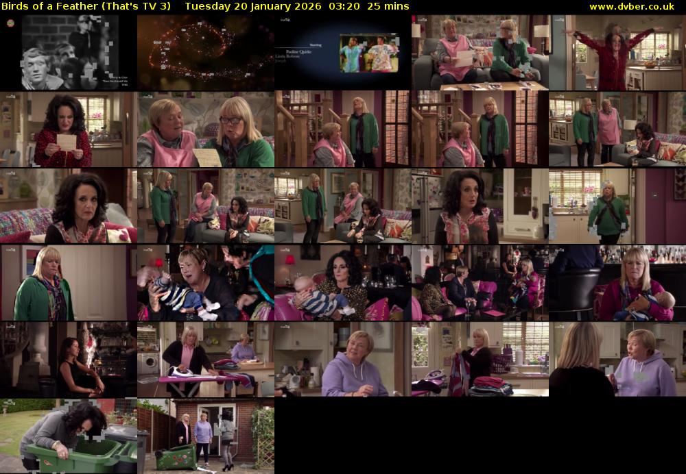 Birds of a Feather (That's TV 3) Tuesday 20 January 2026 03:20 - 03:45