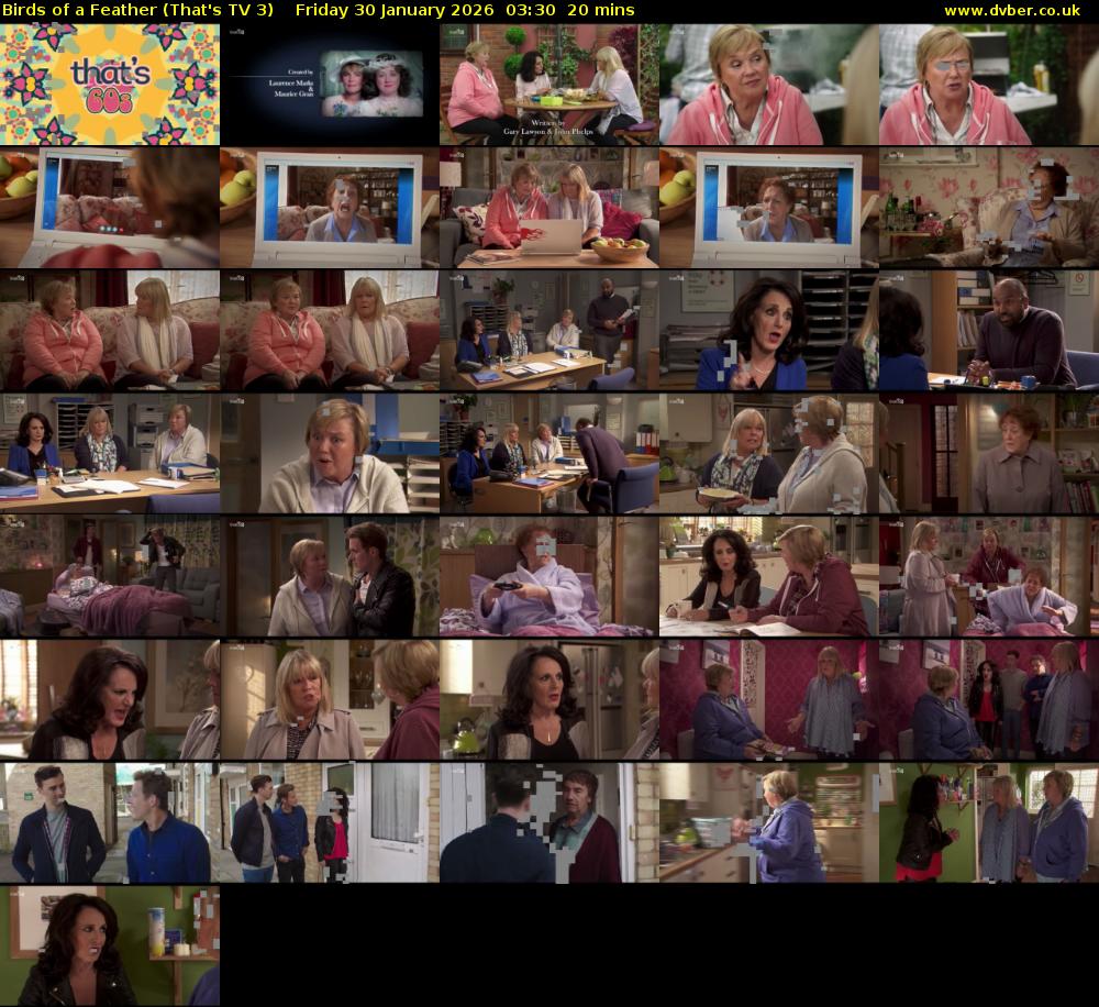 Birds of a Feather (That's TV 3) Friday 30 January 2026 03:30 - 03:50