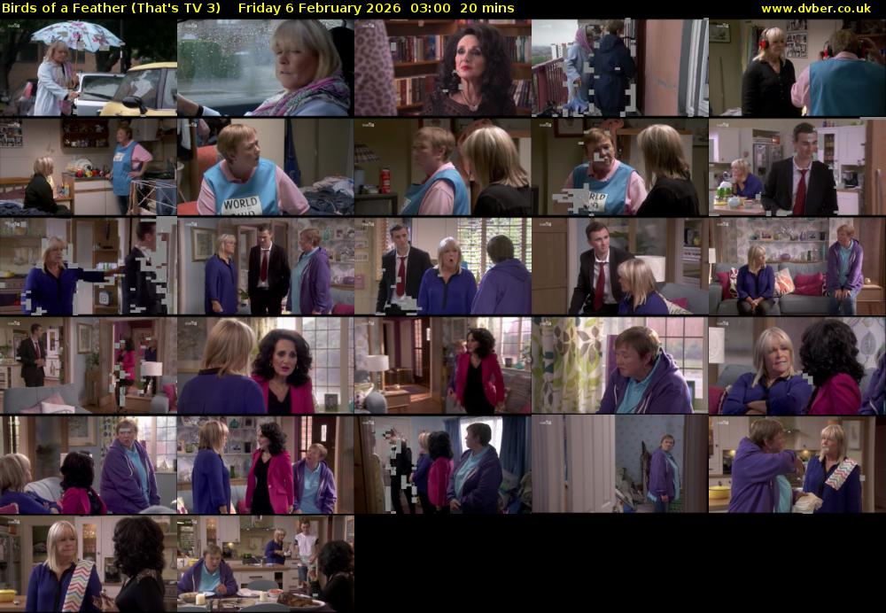 Birds of a Feather (That's TV 3) Friday 6 February 2026 03:00 - 03:20