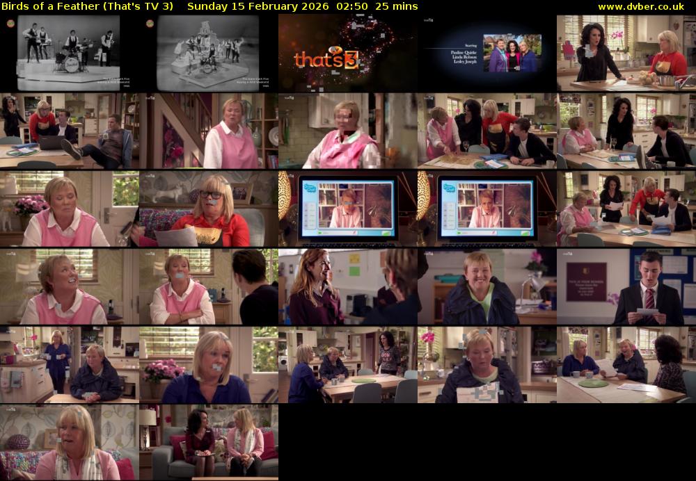 Birds of a Feather (That's TV 3) Sunday 15 February 2026 02:50 - 03:15