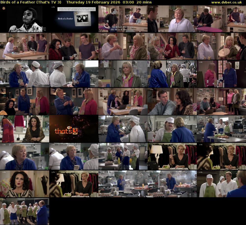 Birds of a Feather (That's TV 3) Thursday 19 February 2026 03:00 - 03:20