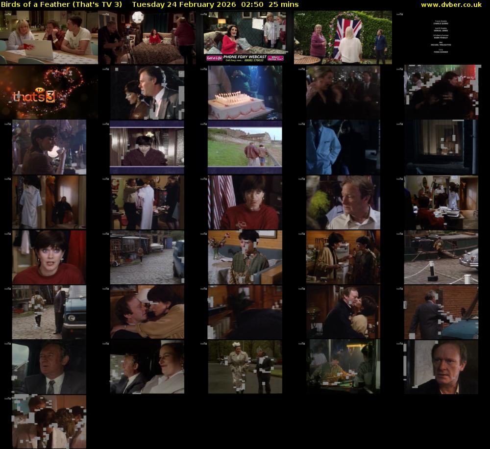 Birds of a Feather (That's TV 3) Tuesday 24 February 2026 02:50 - 03:15