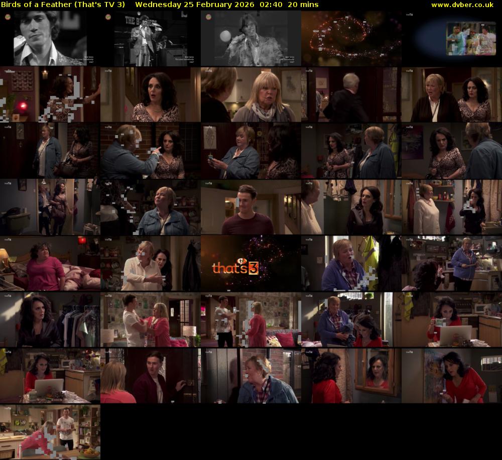 Birds of a Feather (That's TV 3) Wednesday 25 February 2026 02:40 - 03:00