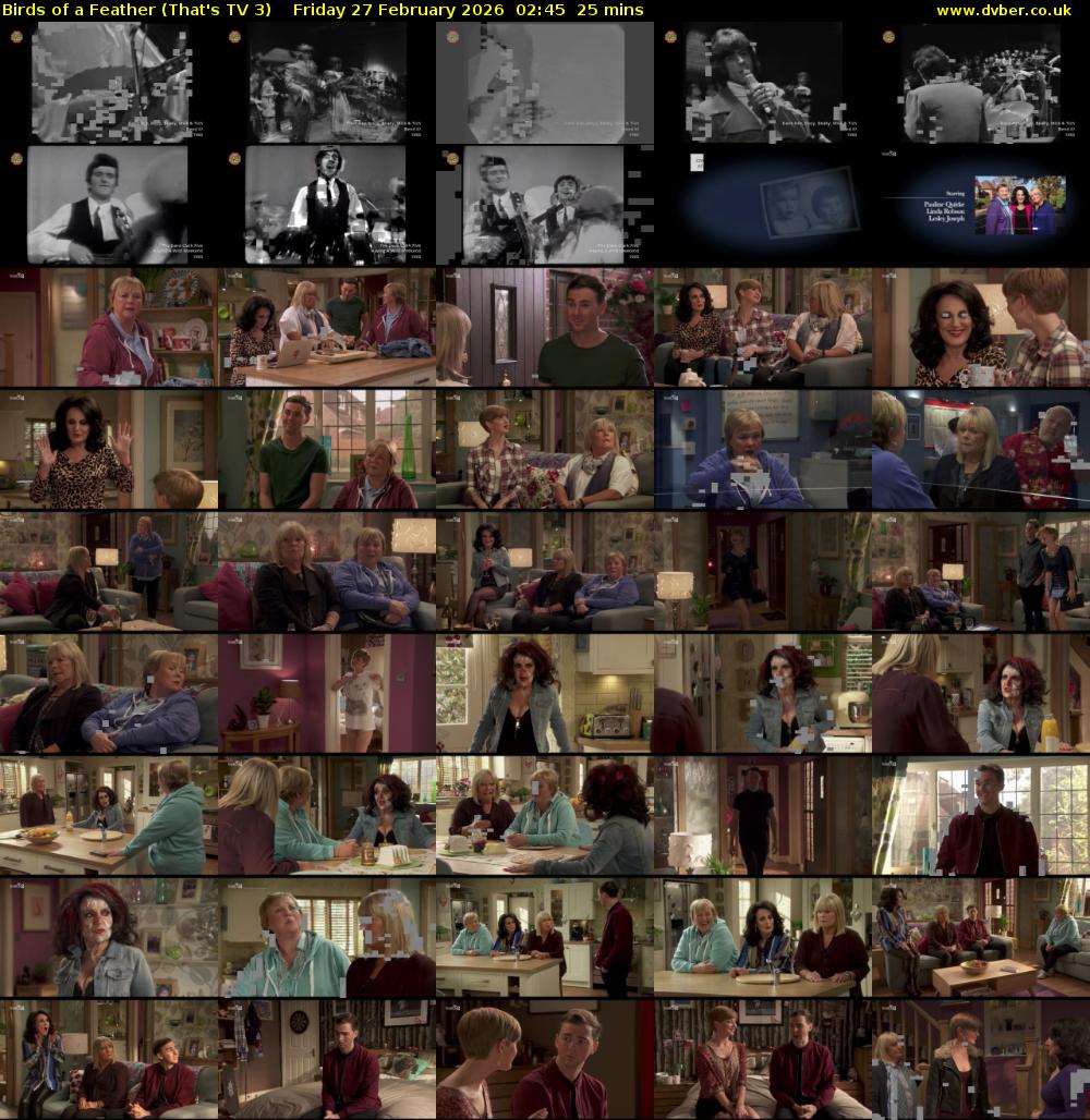 Birds of a Feather (That's TV 3) Friday 27 February 2026 02:45 - 03:10