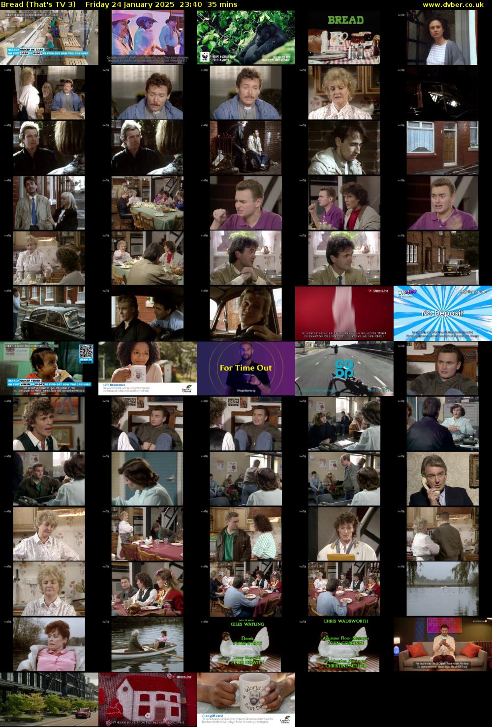 Bread (That's TV 3) Friday 24 January 2025 23:40 - 00:15