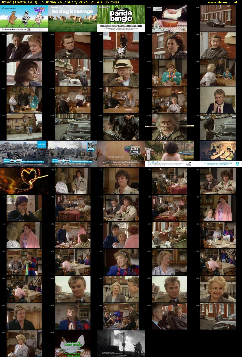 Bread (That's TV 3) Sunday 26 January 2025 23:40 - 00:15