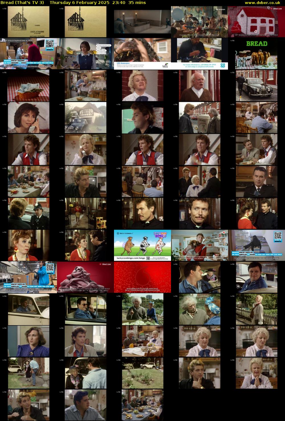 Bread (That's TV 3) Thursday 6 February 2025 23:40 - 00:15