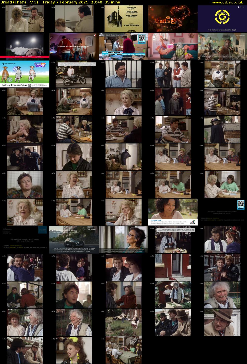 Bread (That's TV 3) Friday 7 February 2025 23:40 - 00:15