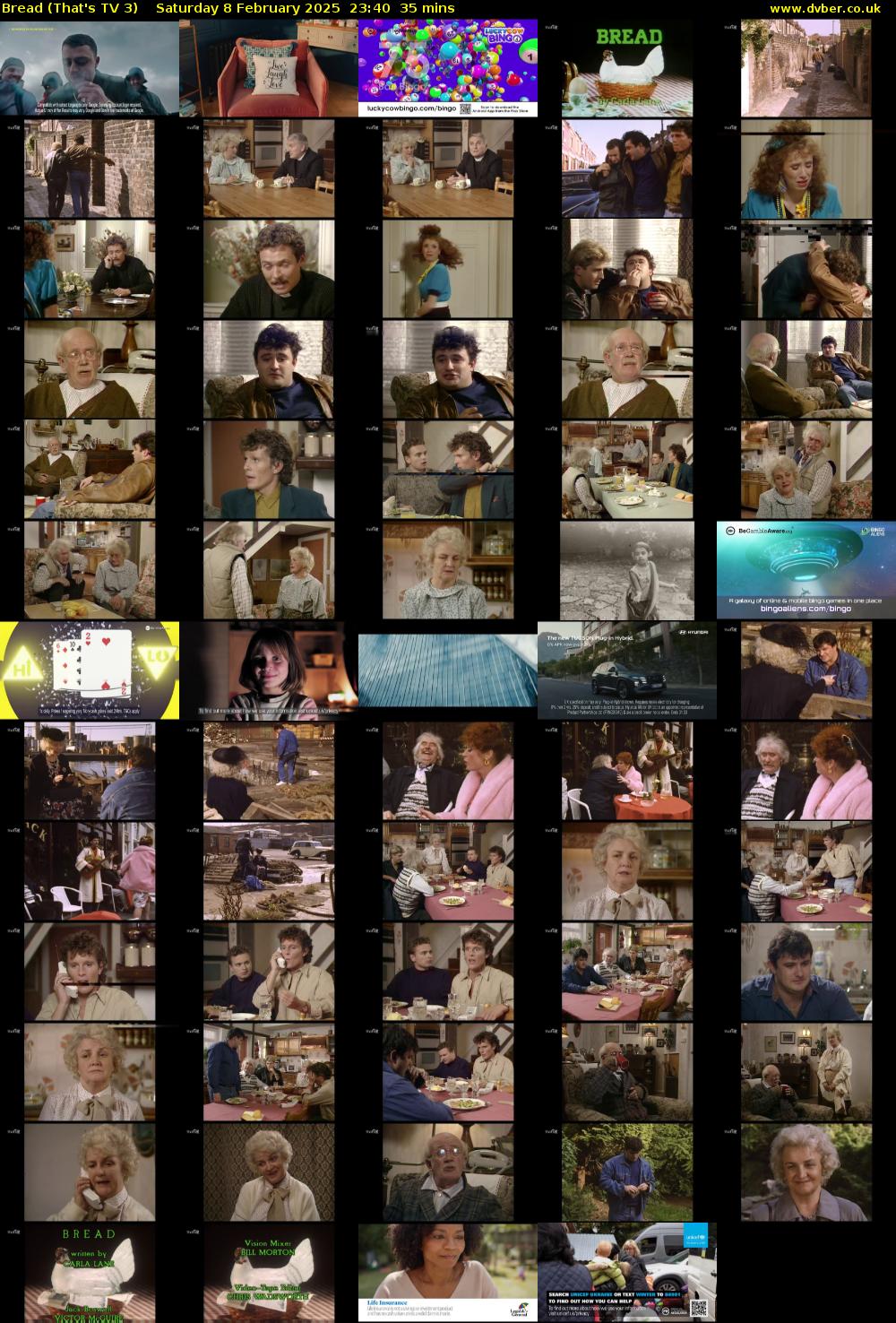 Bread (That's TV 3) Saturday 8 February 2025 23:40 - 00:15