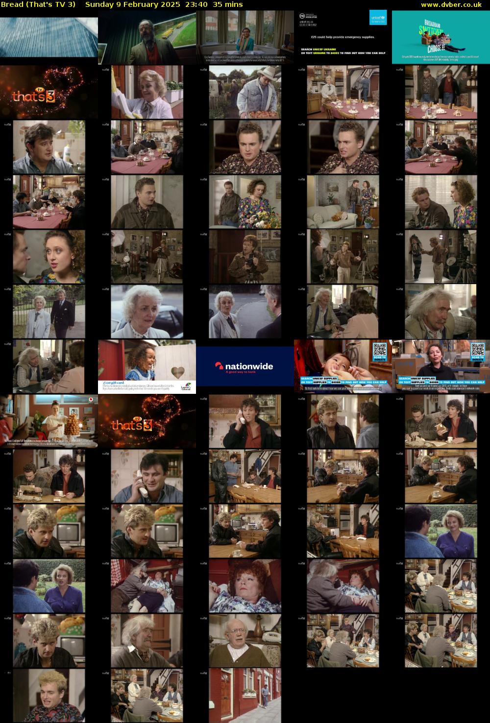 Bread (That's TV 3) Sunday 9 February 2025 23:40 - 00:15