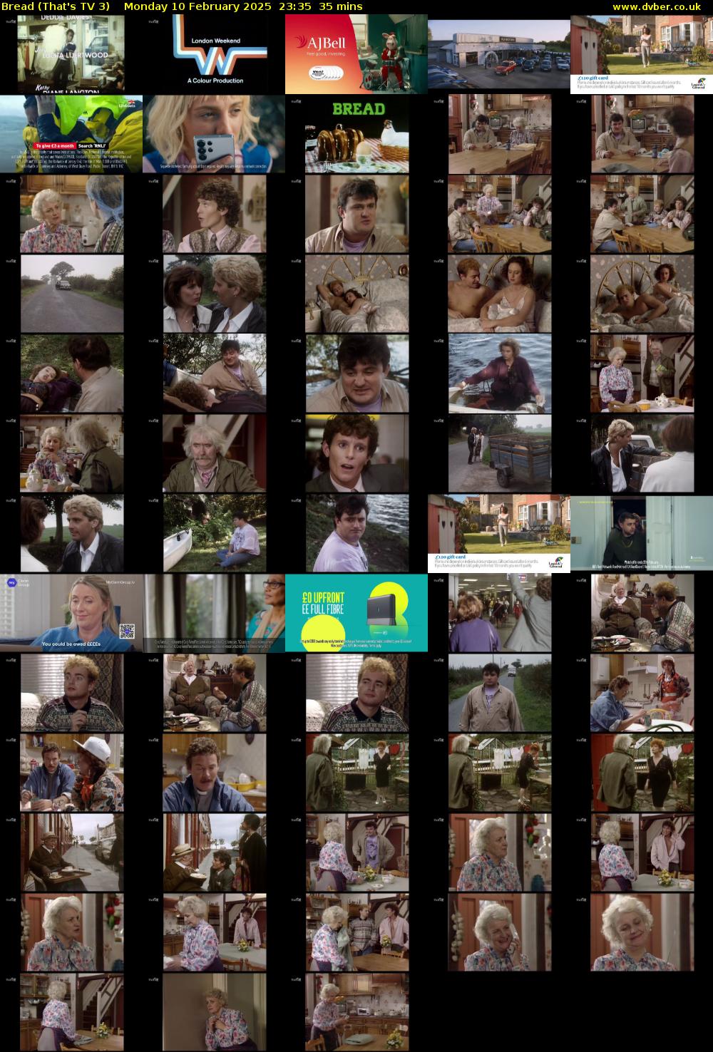 Bread (That's TV 3) Monday 10 February 2025 23:35 - 00:10