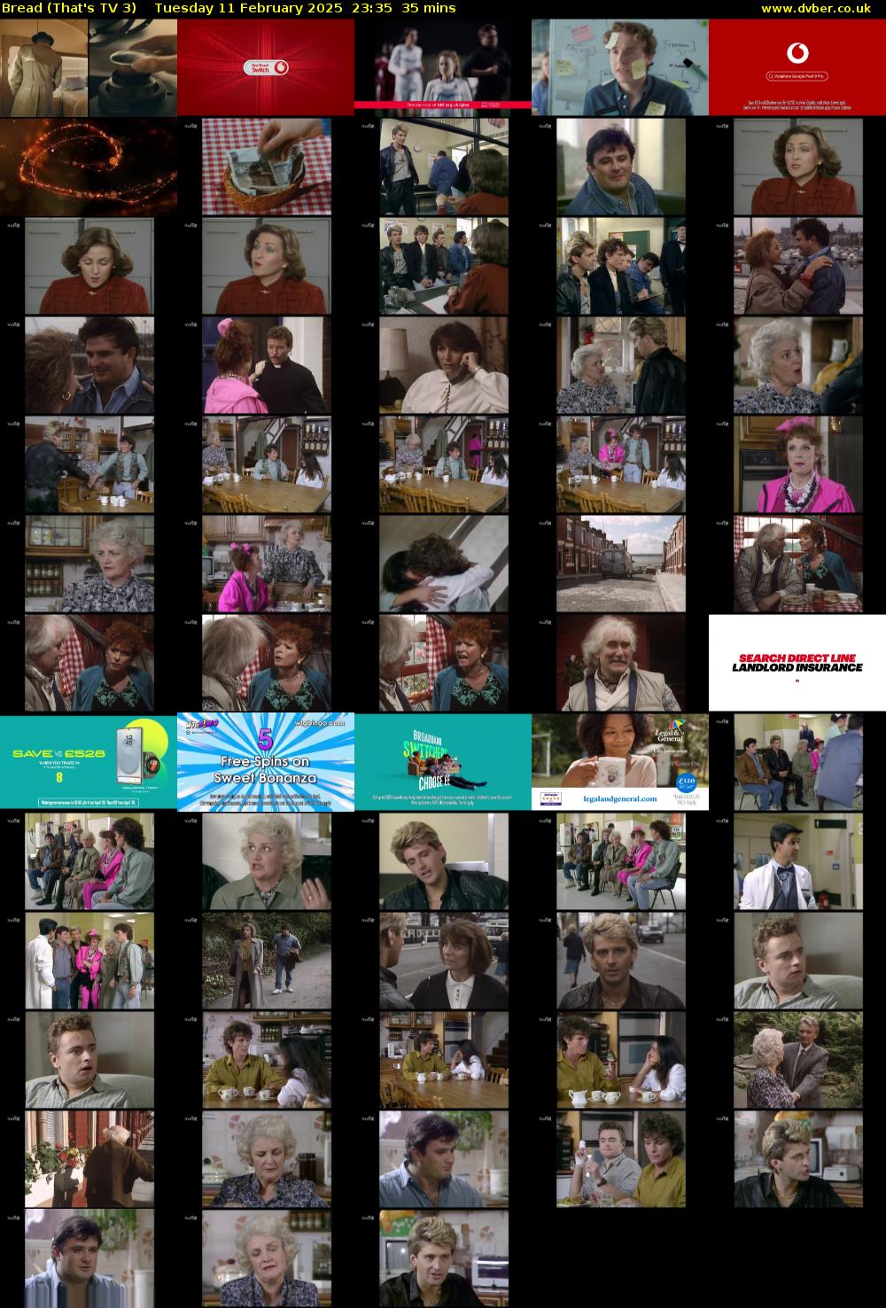 Bread (That's TV 3) Tuesday 11 February 2025 23:35 - 00:10