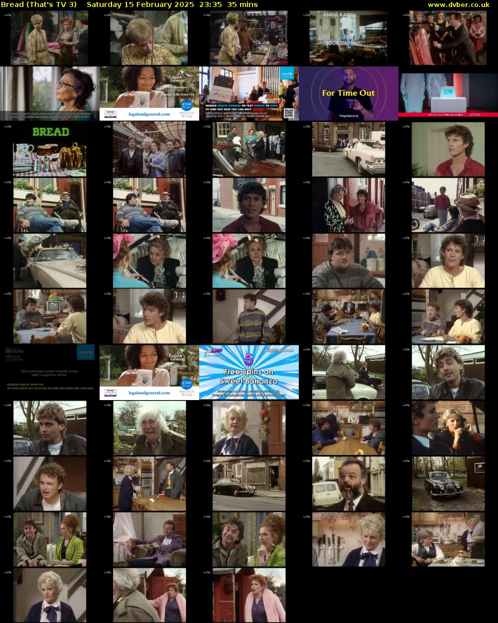 Bread (That's TV 3) Saturday 15 February 2025 23:35 - 00:10