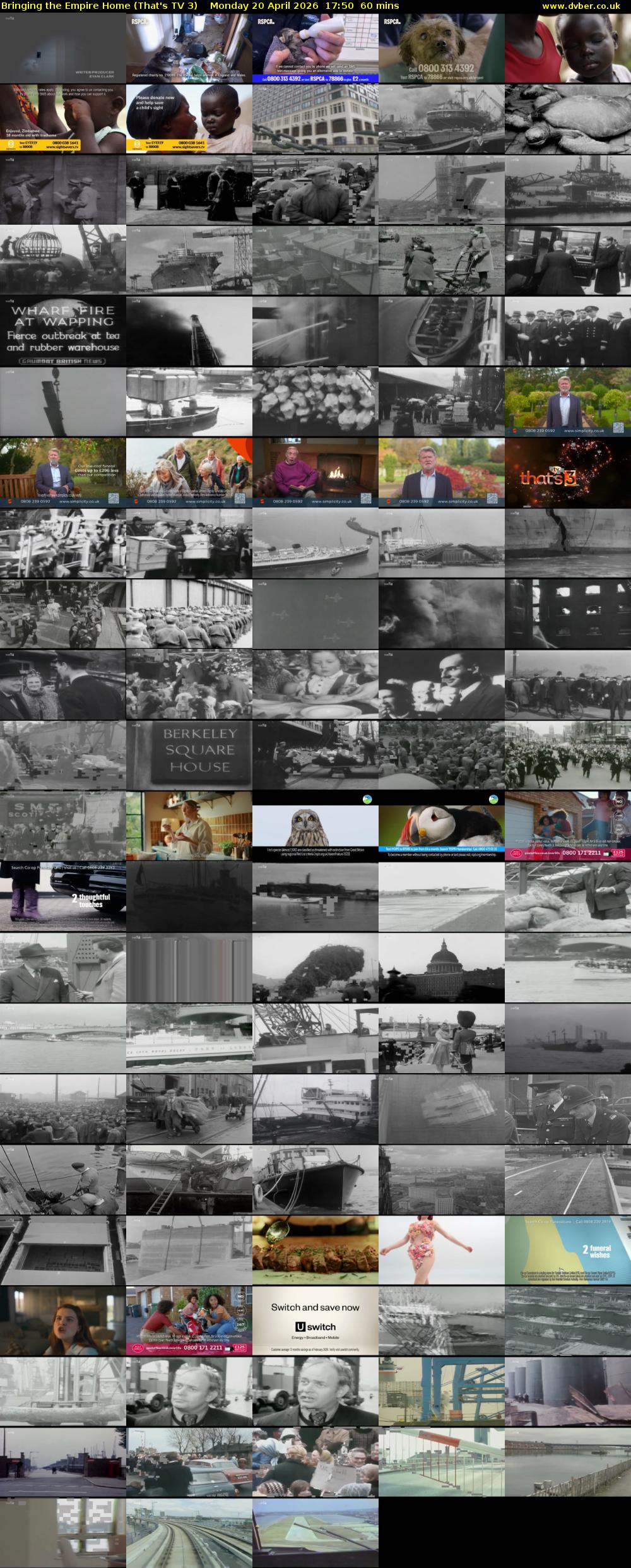 Bringing the Empire Home (That's TV 3) Monday 20 April 2026 17:50 - 18:50