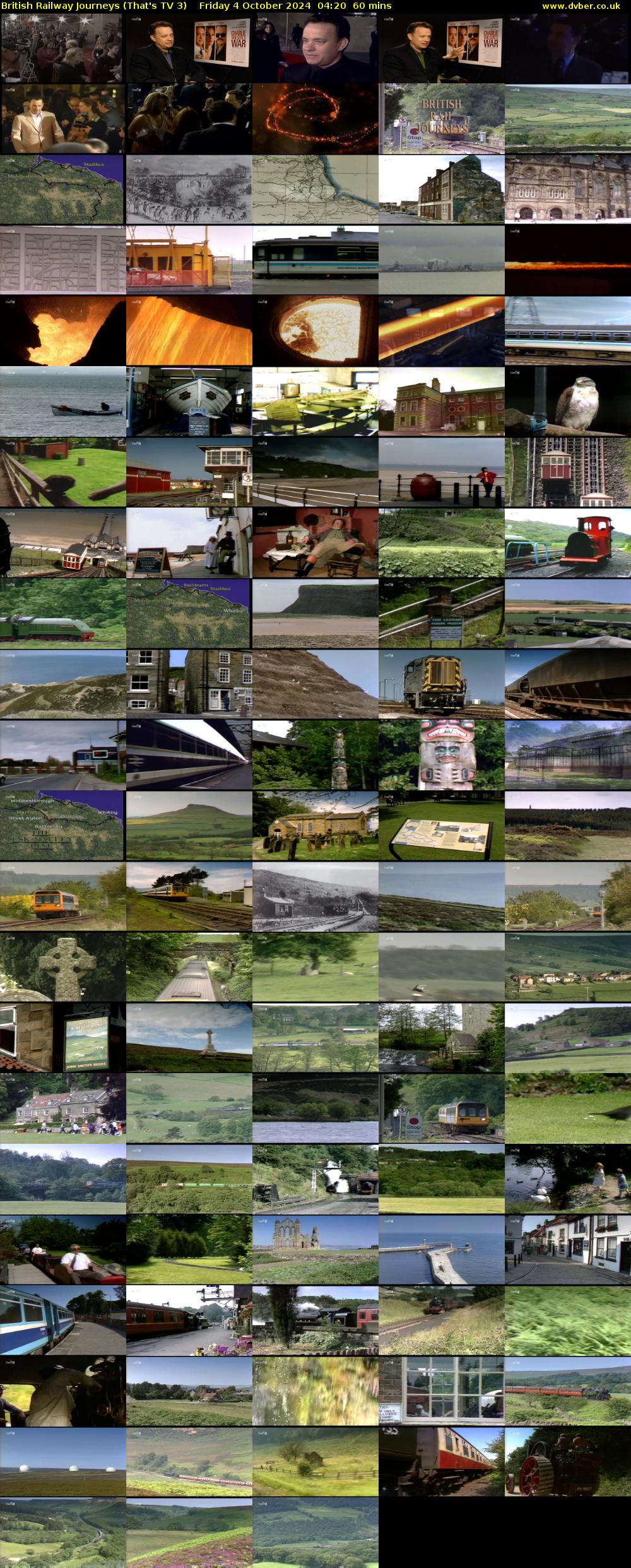 British Railway Journeys (That's TV 3) Friday 4 October 2024 04:20 - 05:20