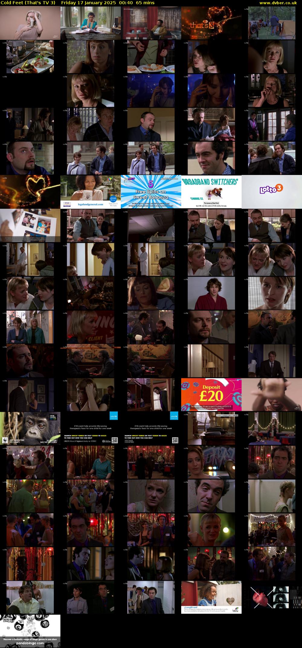 Cold Feet (That's TV 3) Friday 17 January 2025 00:40 - 01:45