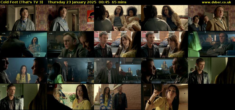 Cold Feet (That's TV 3) Thursday 23 January 2025 00:45 - 01:50