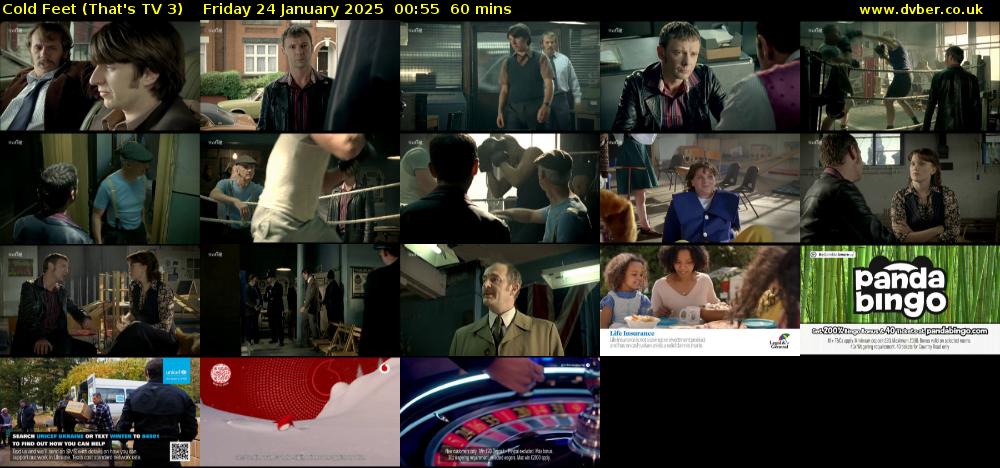Cold Feet (That's TV 3) Friday 24 January 2025 00:55 - 01:55