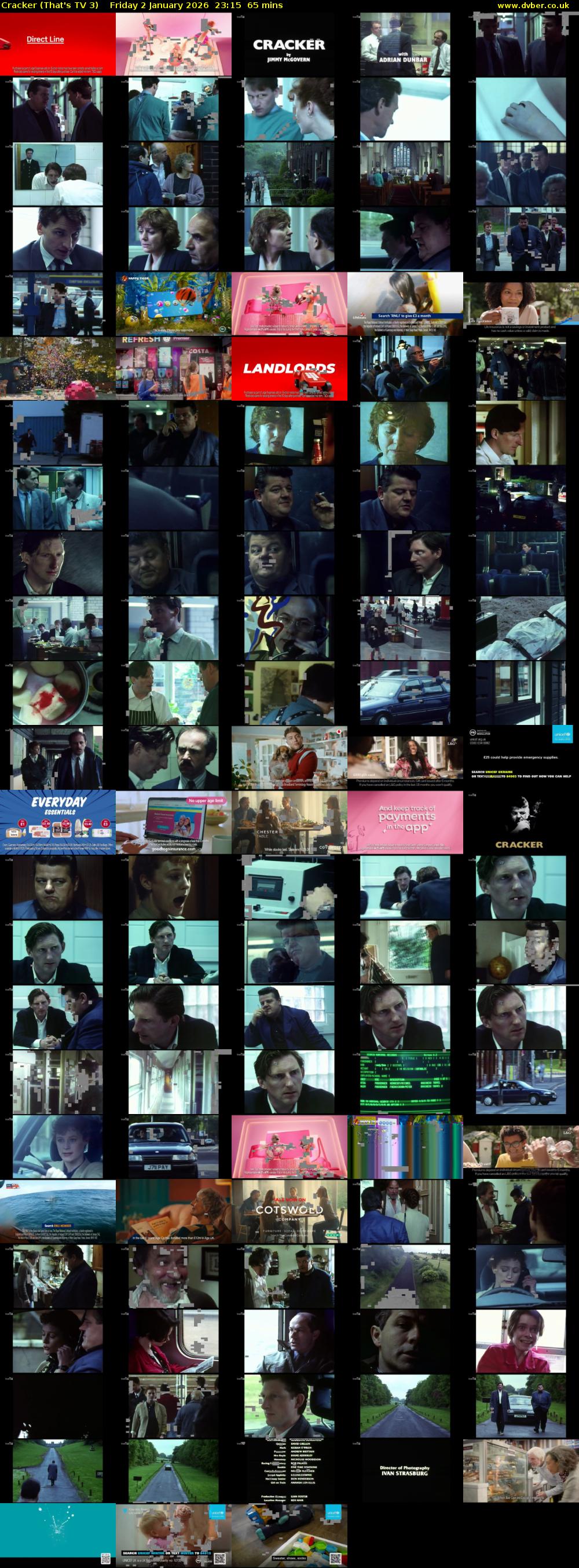 Cracker (That's TV 3) Friday 2 January 2026 23:15 - 00:20