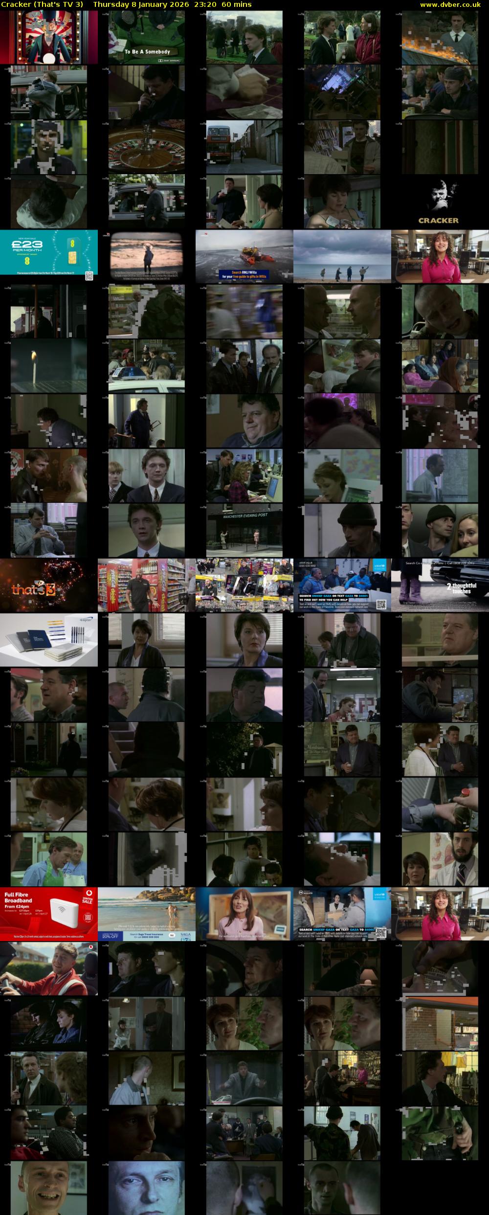 Cracker (That's TV 3) Thursday 8 January 2026 23:20 - 00:20