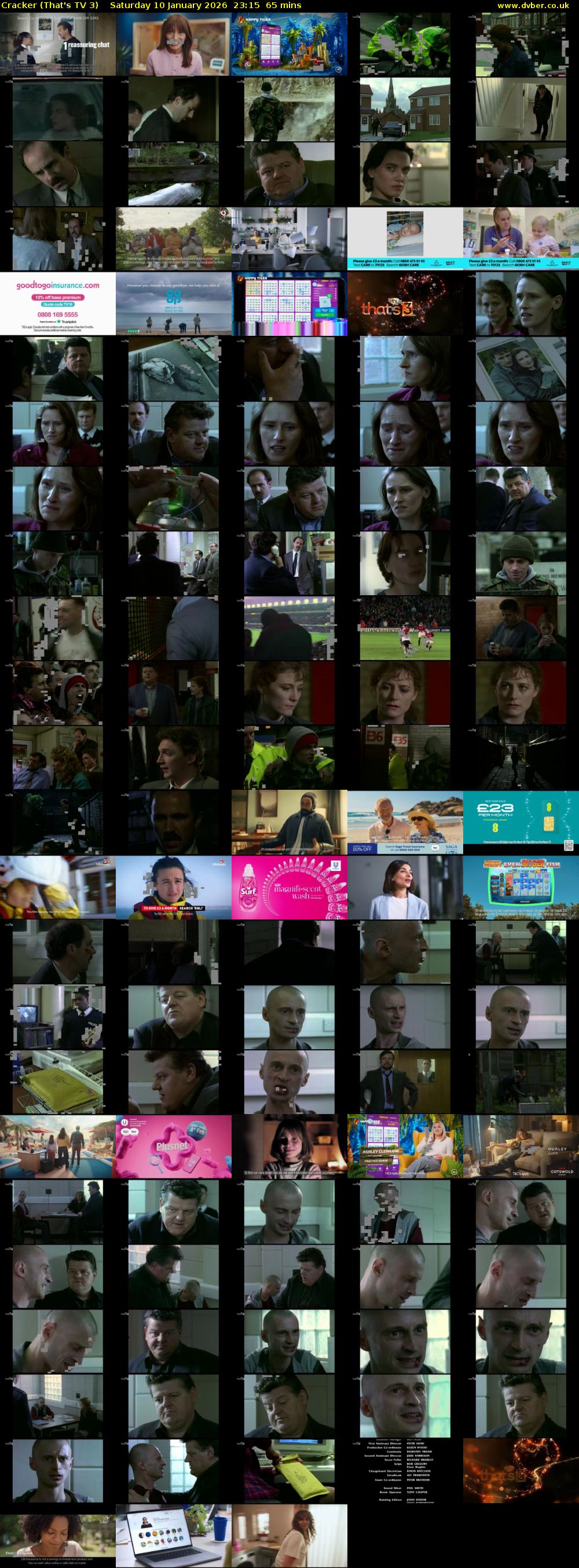 Cracker (That's TV 3) Saturday 10 January 2026 23:15 - 00:20