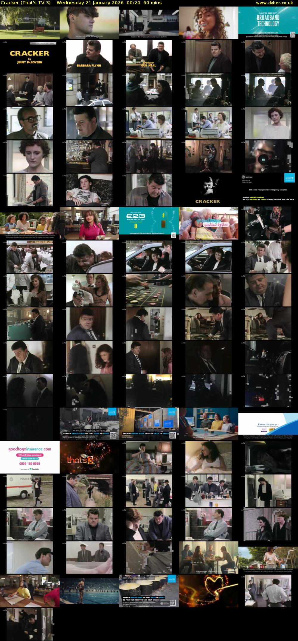 Cracker (That's TV 3) Wednesday 21 January 2026 00:20 - 01:20