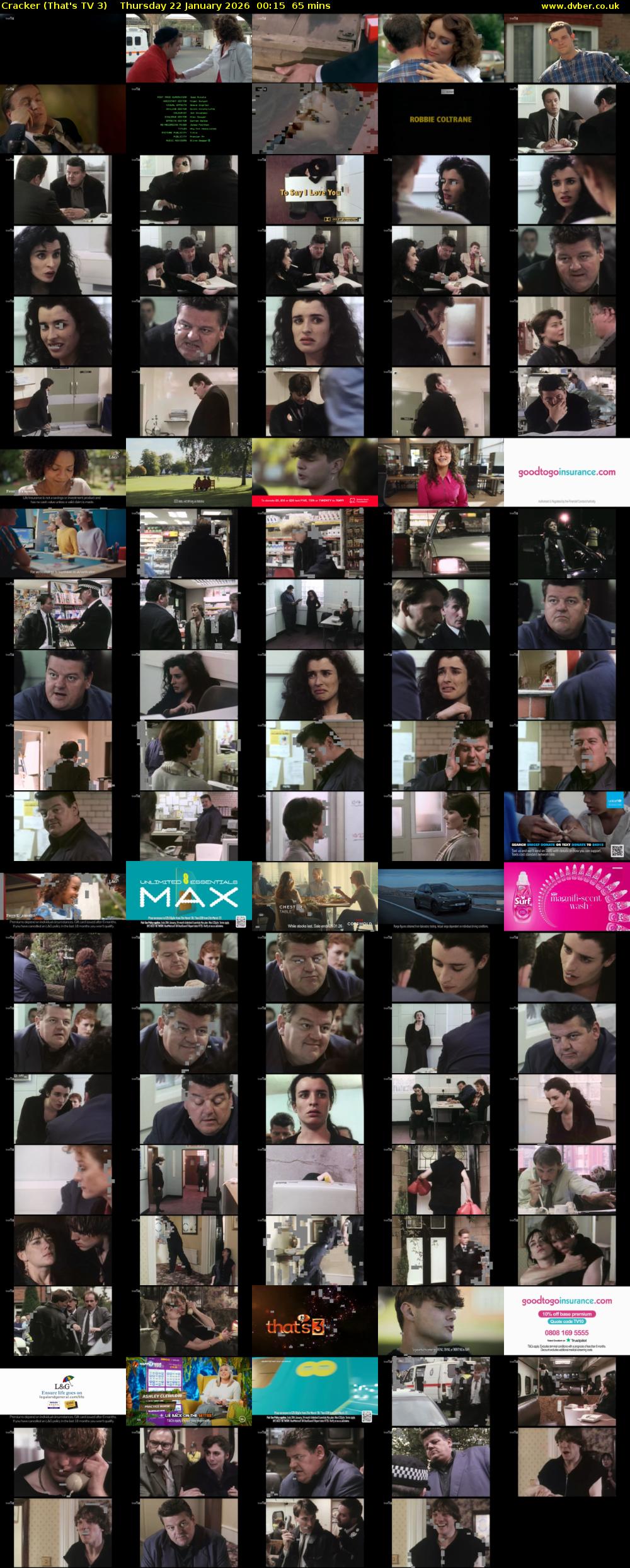 Cracker (That's TV 3) Thursday 22 January 2026 00:15 - 01:20