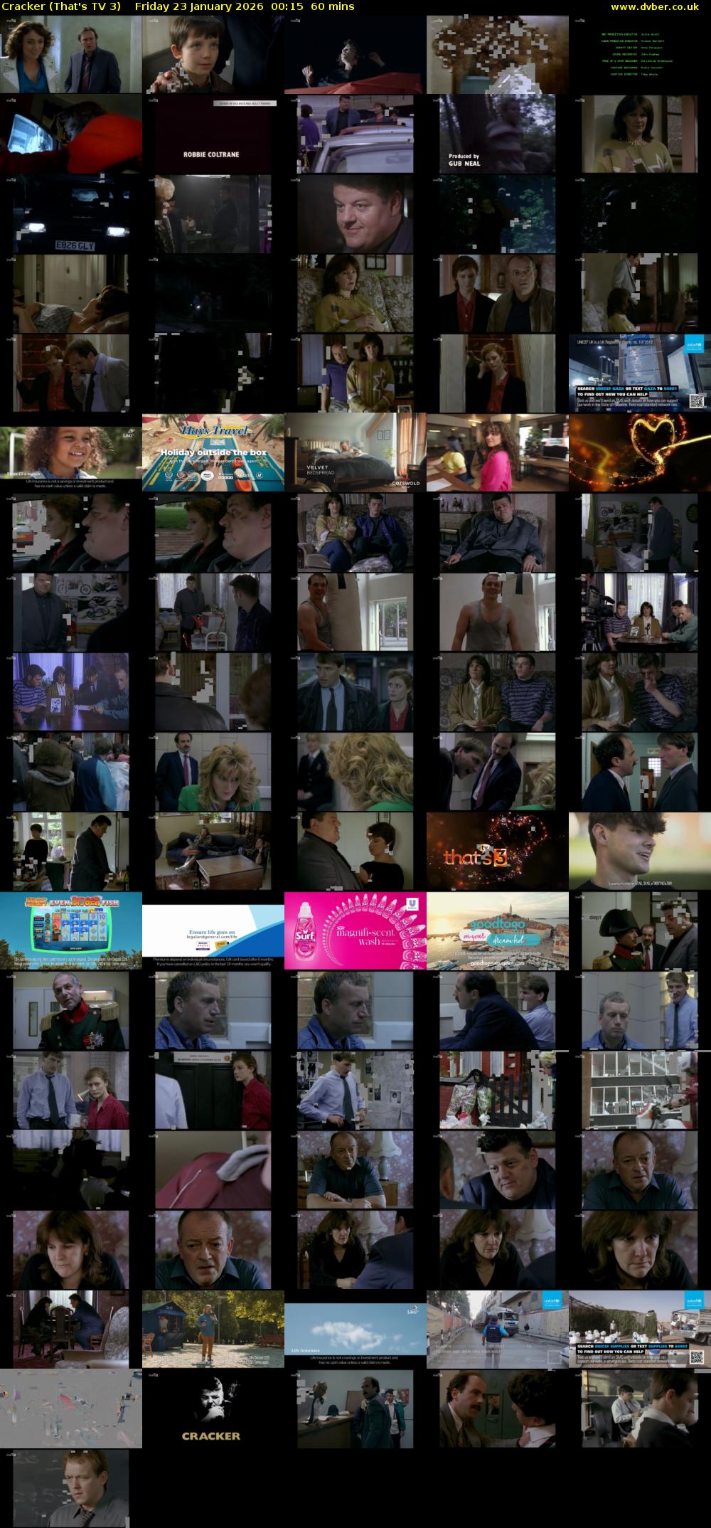 Cracker (That's TV 3) Friday 23 January 2026 00:15 - 01:15