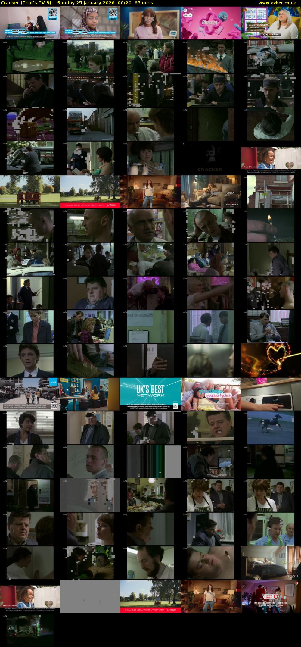 Cracker (That's TV 3) Sunday 25 January 2026 00:20 - 01:25