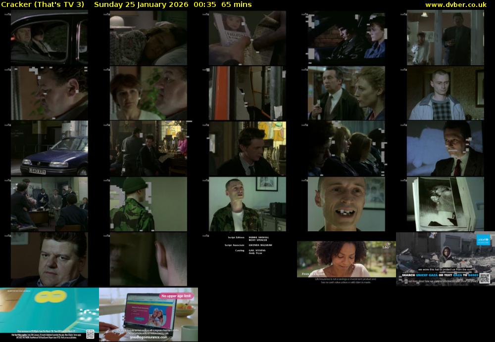 Cracker (That's TV 3) Sunday 25 January 2026 00:35 - 01:40