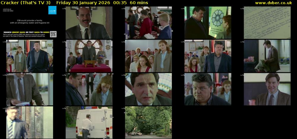 Cracker (That's TV 3) Friday 30 January 2026 00:35 - 01:35