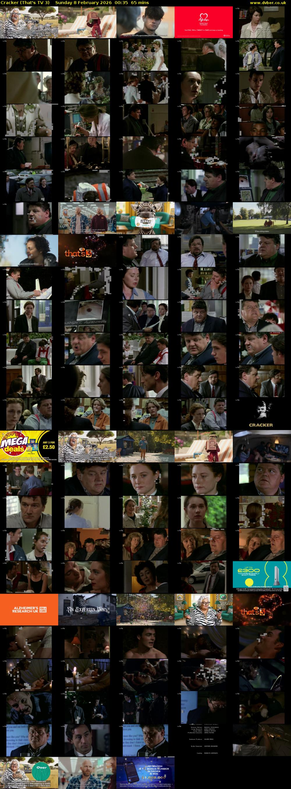 Cracker (That's TV 3) Sunday 8 February 2026 00:35 - 01:40