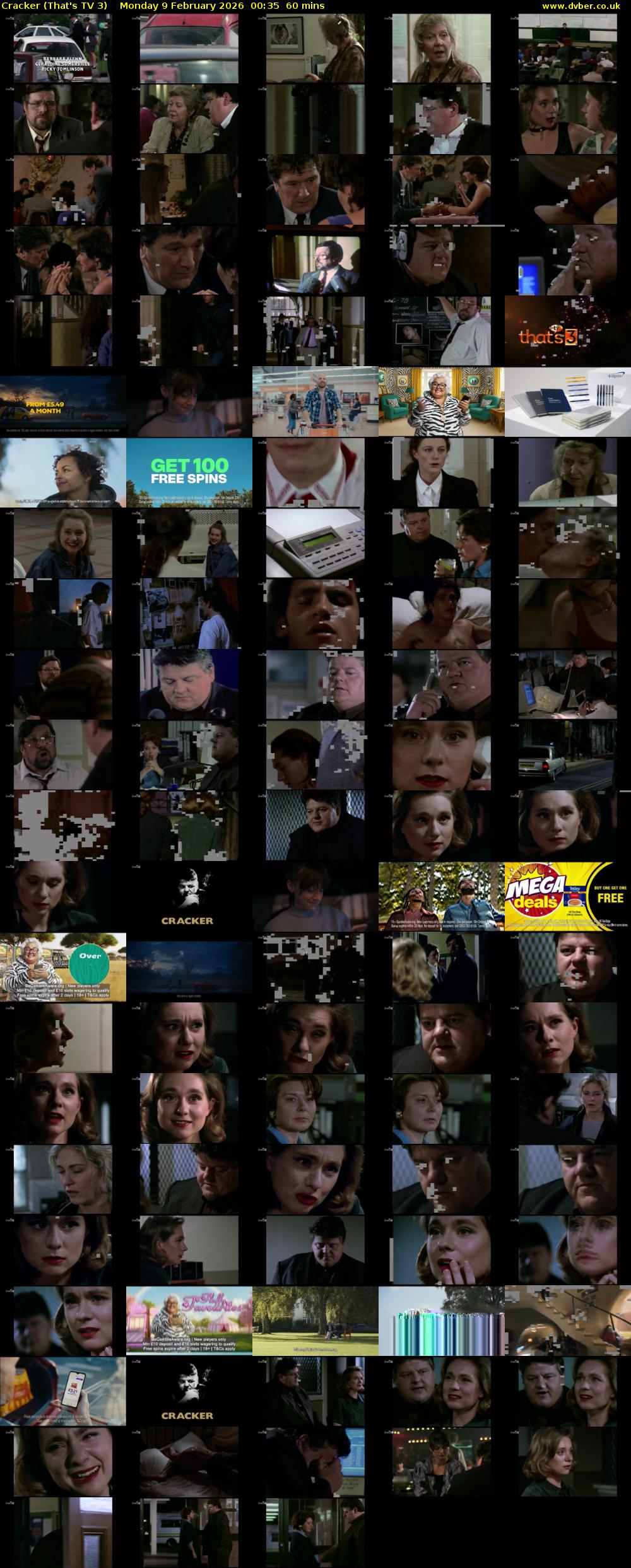 Cracker (That's TV 3) Monday 9 February 2026 00:35 - 01:35