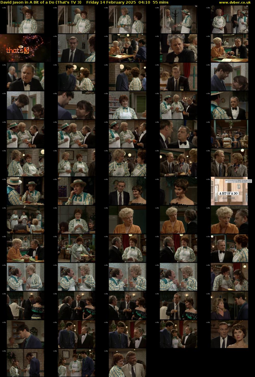 David Jason in A Bit of a Do (That's TV 3) Friday 14 February 2025 04:10 - 05:05