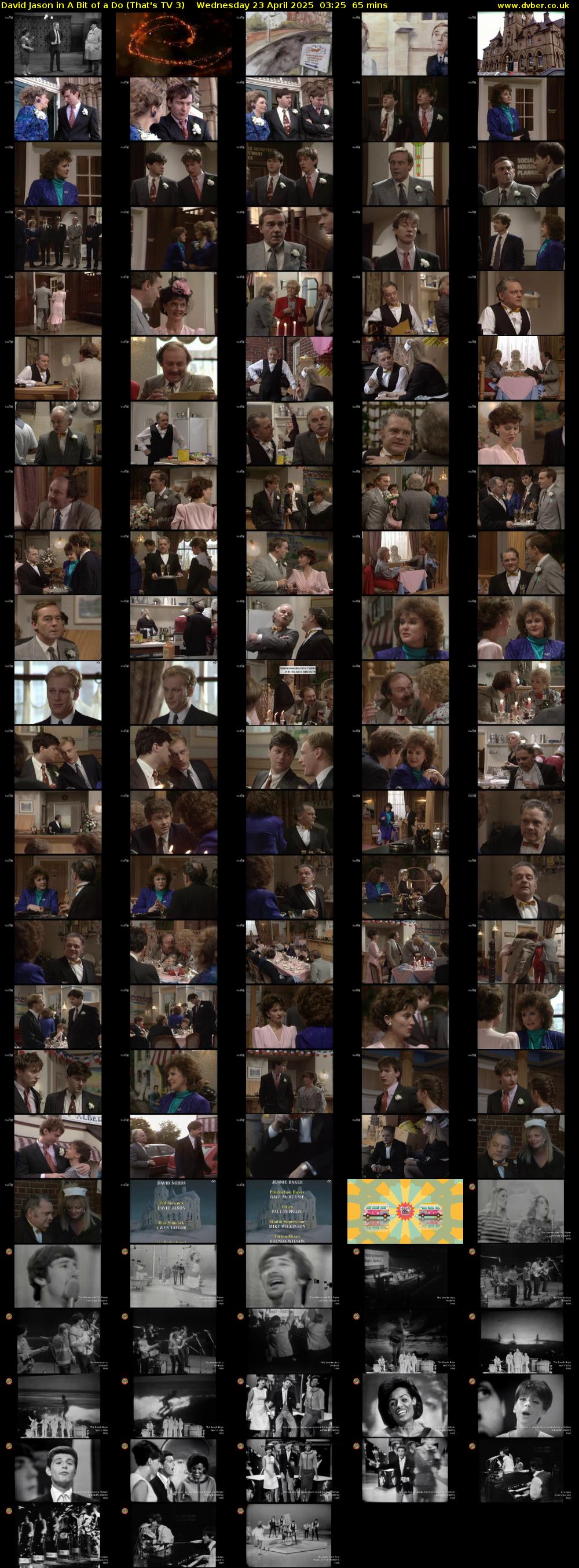 David Jason in A Bit of a Do (That's TV 3) Wednesday 23 April 2025 03:25 - 04:30