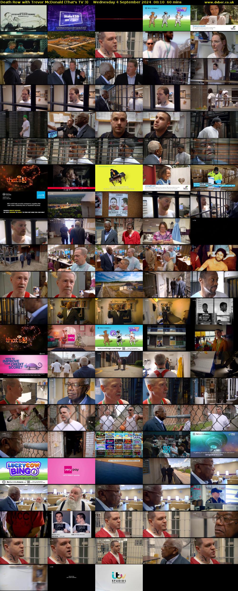 Death Row with Trevor McDonald (That's TV 3) Wednesday 4 September 2024 00:10 - 01:10
