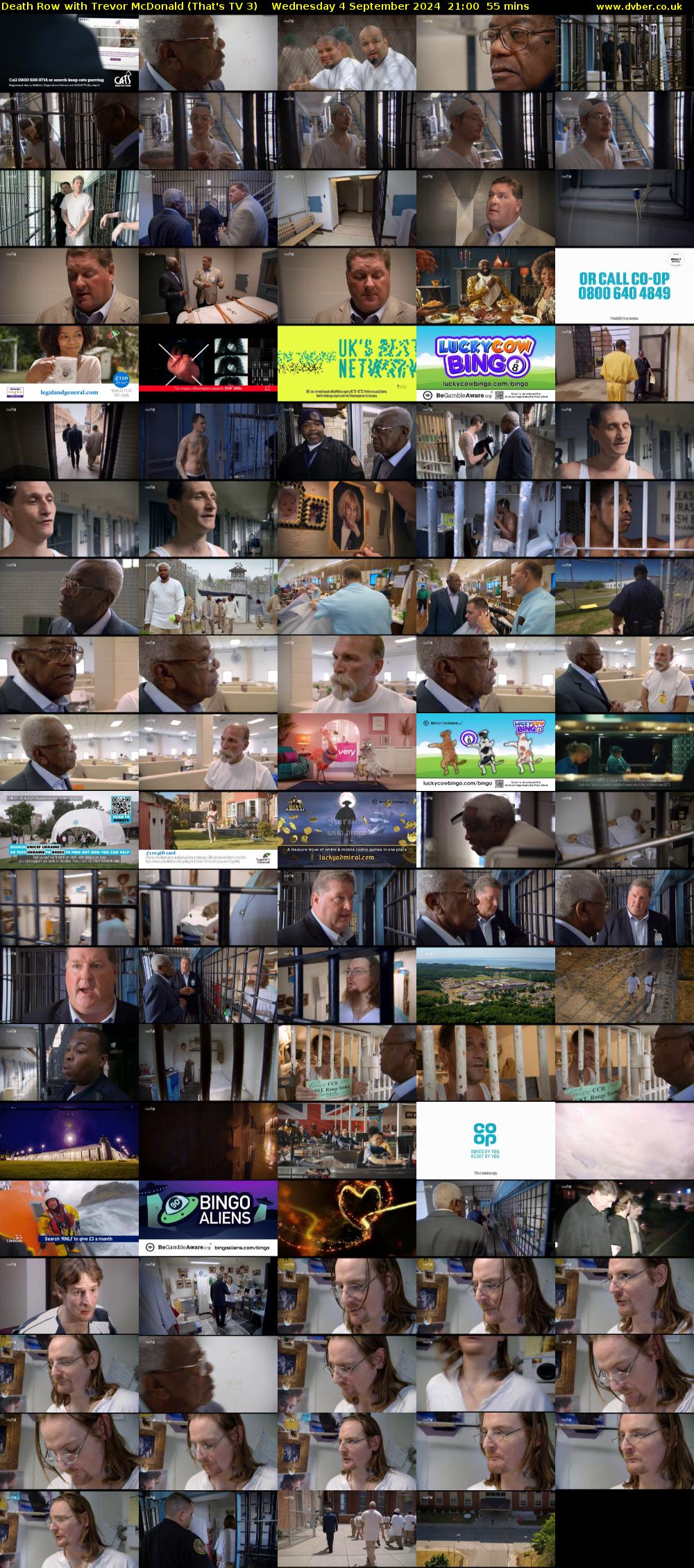 Death Row with Trevor McDonald (That's TV 3) Wednesday 4 September 2024 21:00 - 21:55